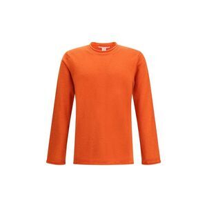 Comme Des Garcons Wool Long Sleeve Sweater Men Orange Sweaters